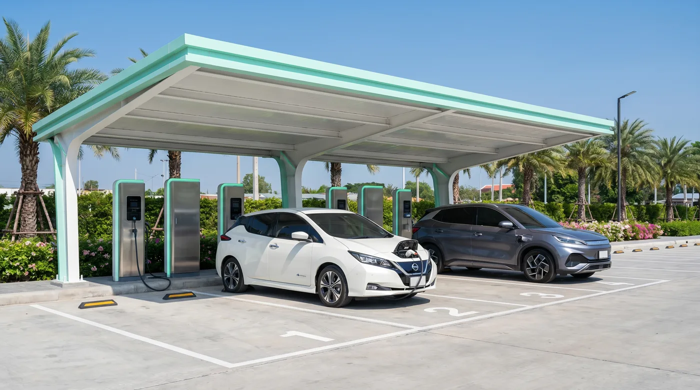 ตลาด EV ไทยโต 80% + กฎสถานีชาร์จใหม่ เม.ย. 2026 — โอกาสทองธุรกิจสถานีชาร์จ