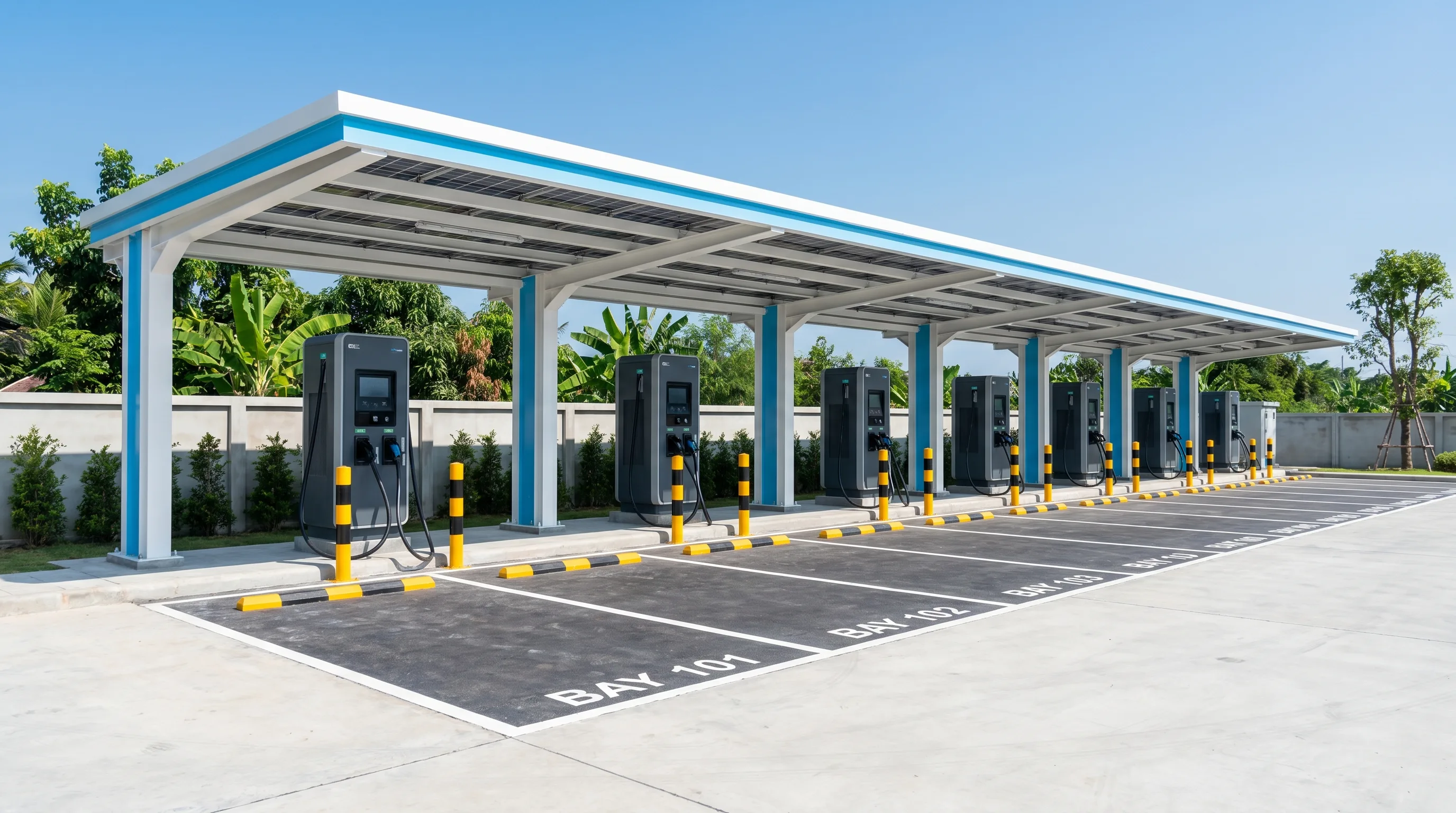 สถานีชาร์จรถยนต์ไฟฟ้า EV HUB Unigreen Power
